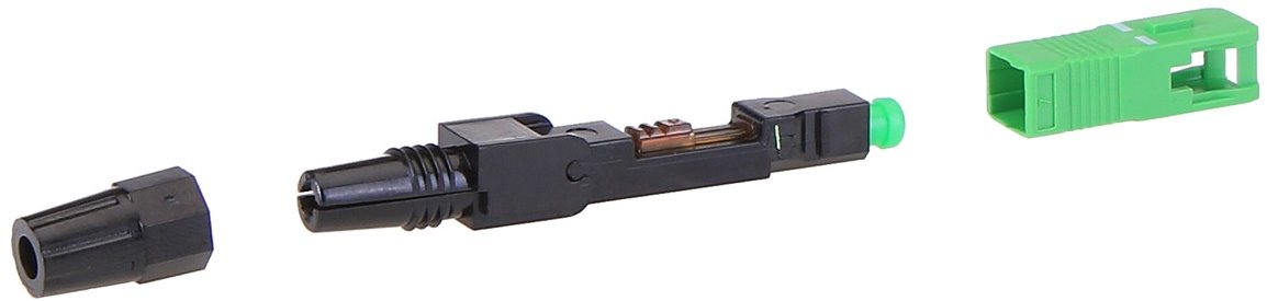 Masterlan fiber optic fast connector, SM 9/125, SC/APC