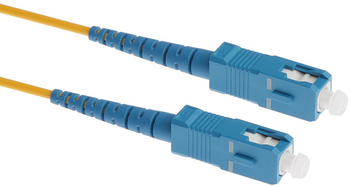 Masterlan fiber optic patch cord, SCupc-SCupc, Singlemode 9/125, simplex, 15m