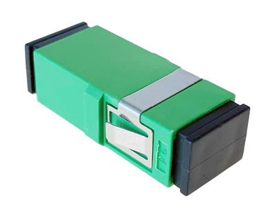 Masterlan fiber optic coupler SC-SC, APC, Singlemode, Simplex, without flange