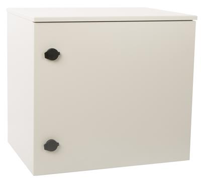 Masterlan outdoor cabinet 19" 9U/410mm, assembled, IP65