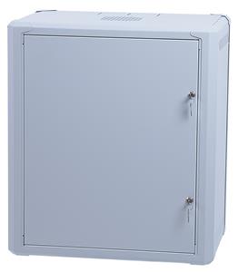 Masterlan one-piece rack data cabinet 19" 9U/400mm, disassembled - FLAT PACK, metal door