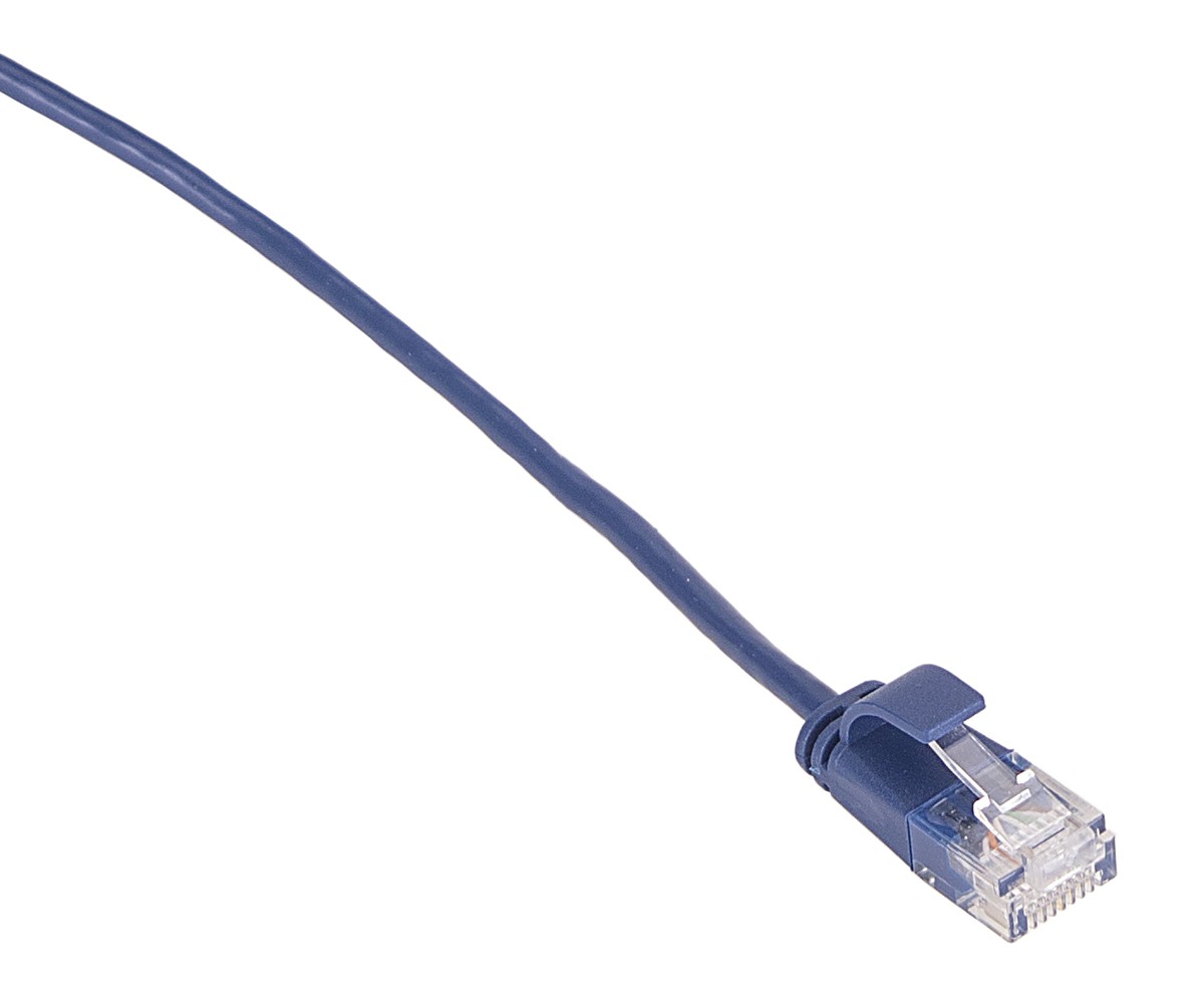 Masterlan comfort patch cable UTP, extra slim, Cat6, 2m, blue