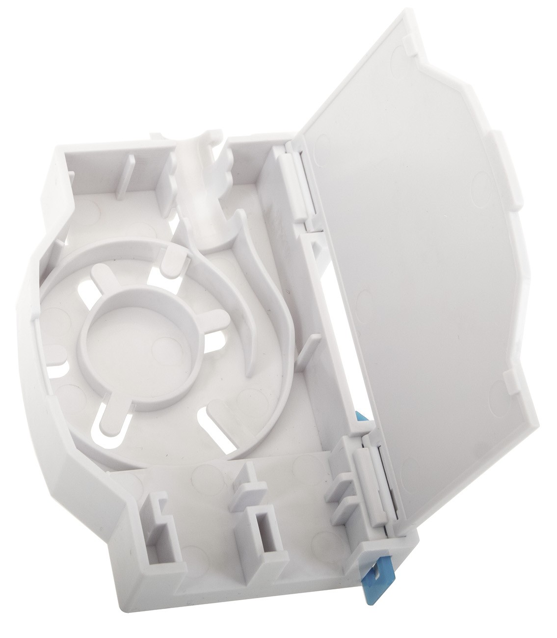 Masterlan DIN terminal fiber optic box for 2x SC/LC, including splice tray