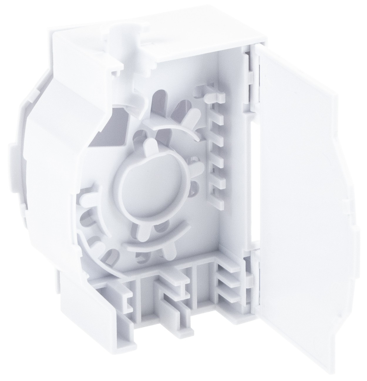 Masterlan DIN terminal fiber optic box for 4x SC/LC, including splice tray