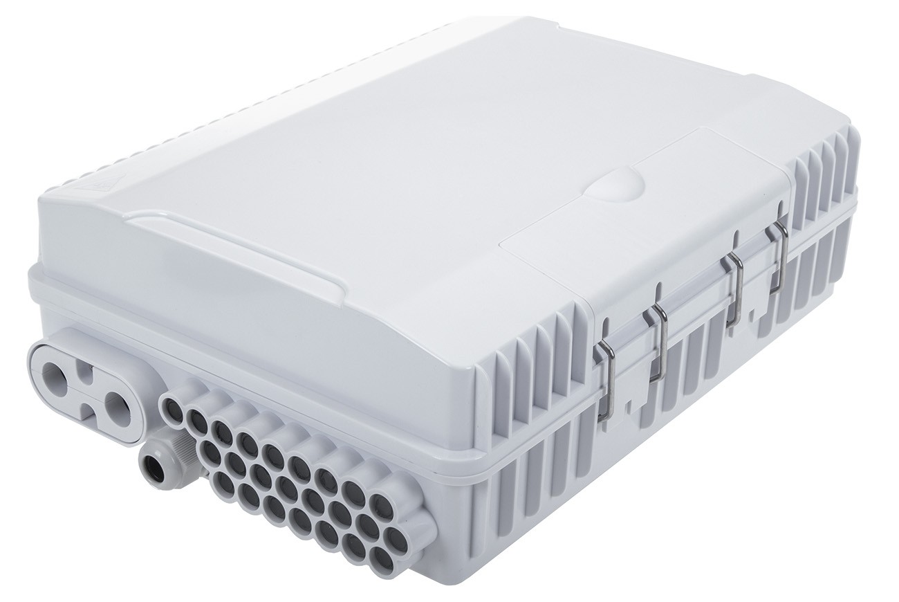 Masterlan FTTH terminal fiber optic box for 24x SC, including splice tray
